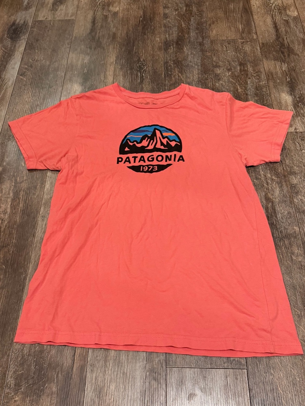 Patagonia Coral Crew Neck Short Sleeve Logo Tee